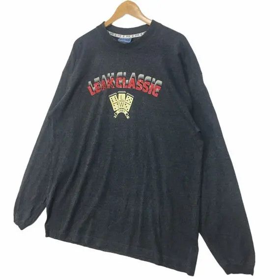 Vintage Vtg 1997 LEAK CLASSIC Hip Hop LW Sweatshirt Pullover Band Size US XL / EU 56 / 4 - 2 Thumbnail