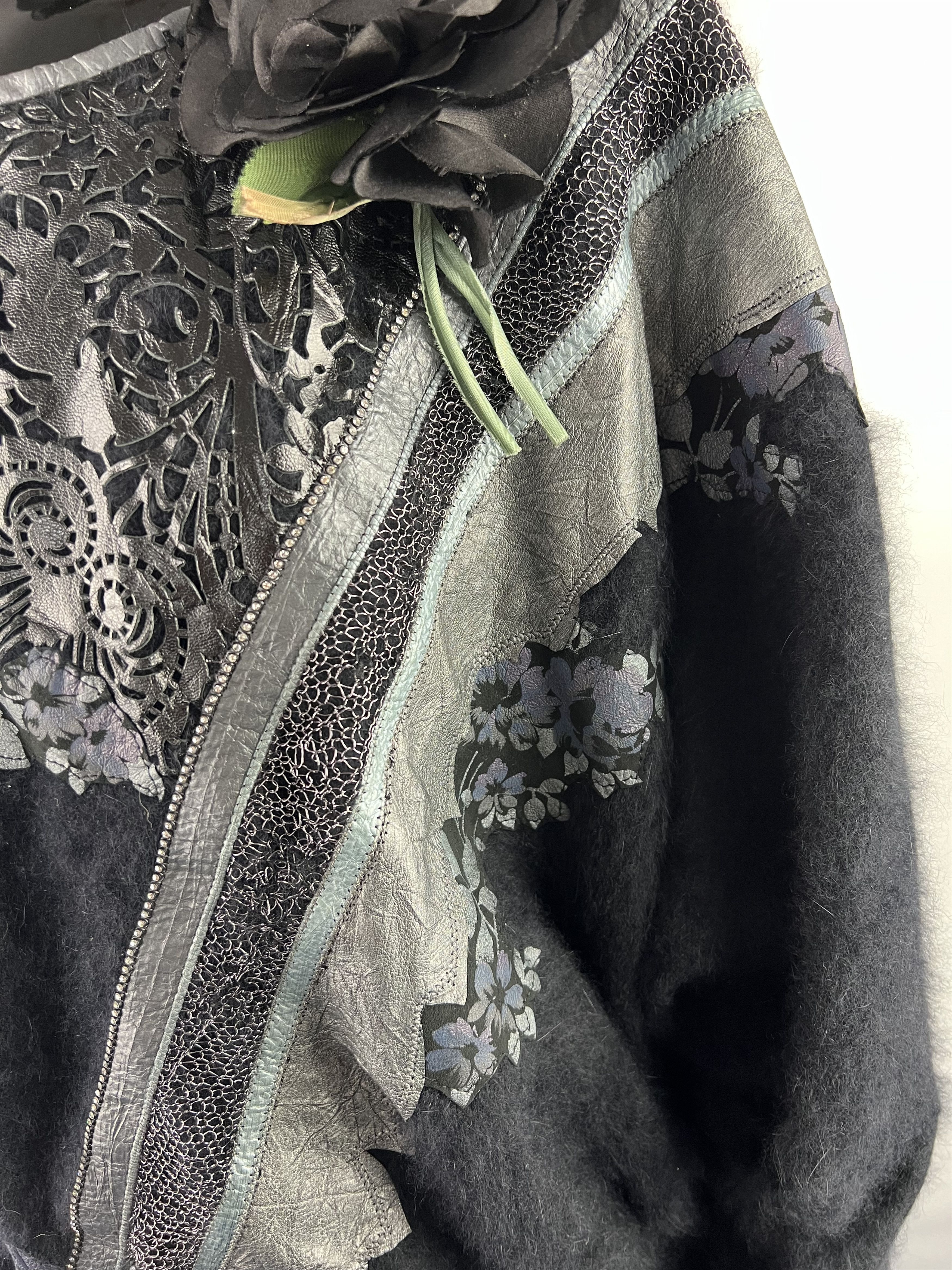 Roberto Cavalli 80s Rare Vintage Roberto Cavalli Firenze Mohair Sweater Size ONE SIZE - 6 Thumbnail
