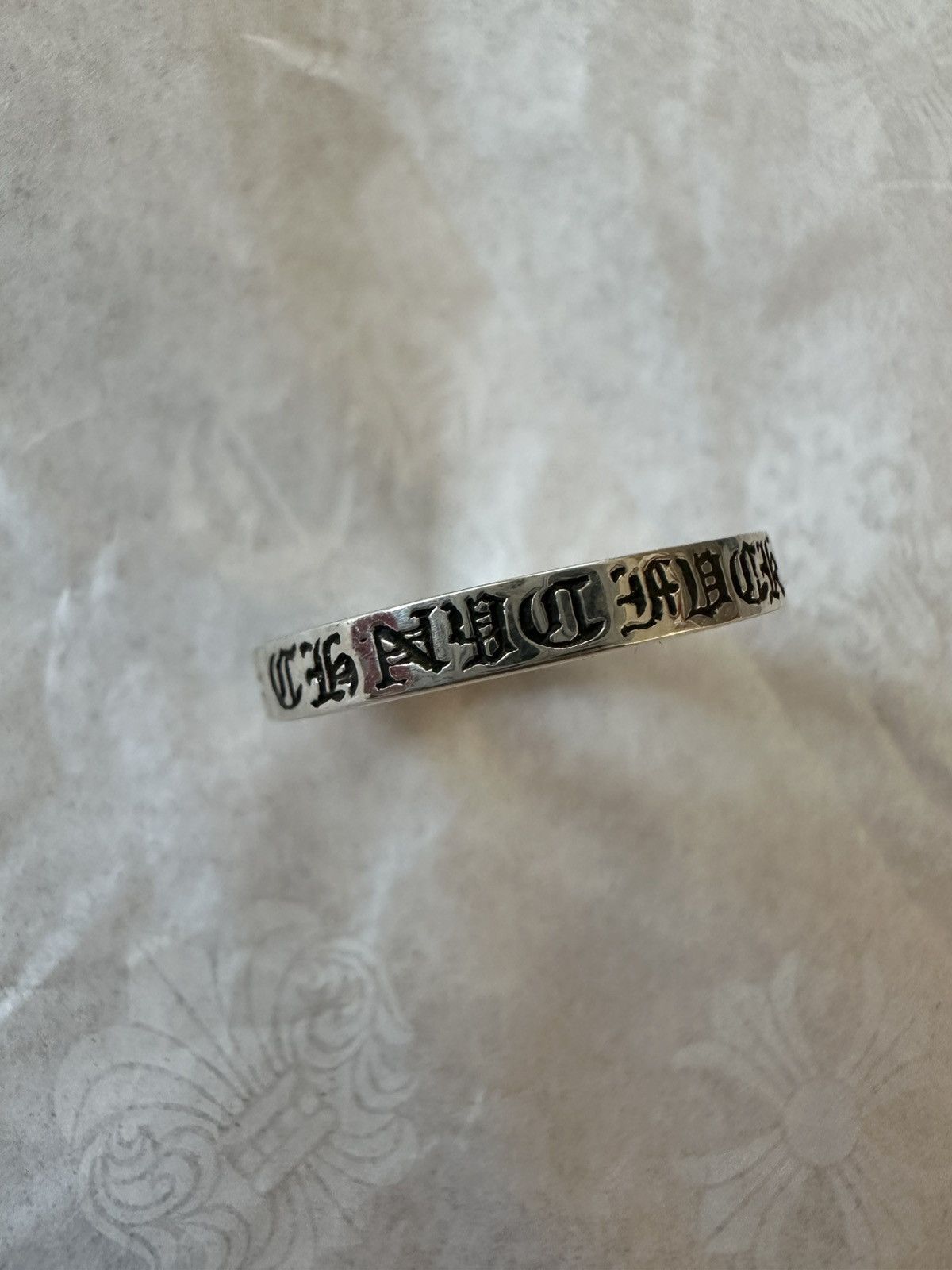 Chrome Hearts Chrome Hearts 3MM Silver Spacer Ring (NYC Exclusive) US7.5 Size ONE SIZE - 5 Thumbnail