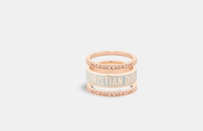 Dior o1w1db11224 Size: OS / Ring Set in Pink & Blue Size ONE SIZE - 2 Thumbnail