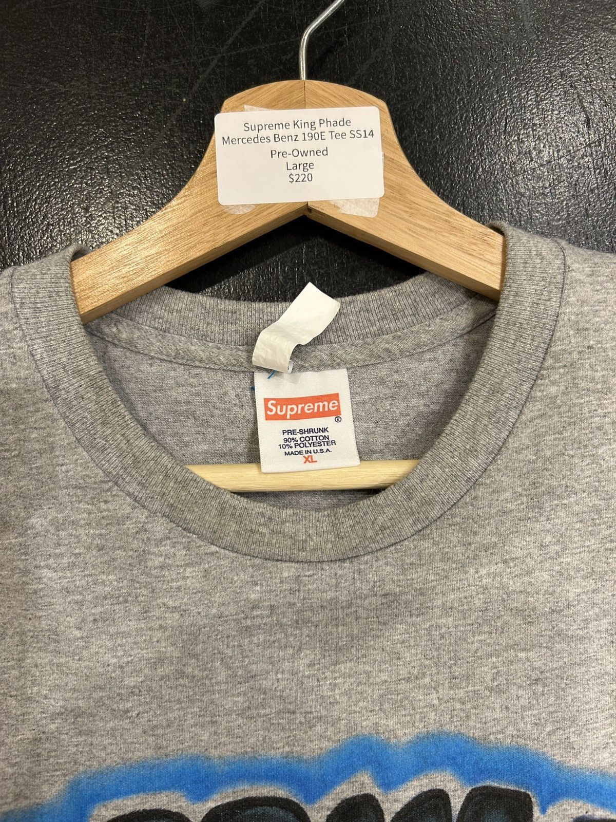Supreme Supreme King Phade Mercedes Benz 190E Tee Size US L / EU 52-54 / 3 - 4 Thumbnail