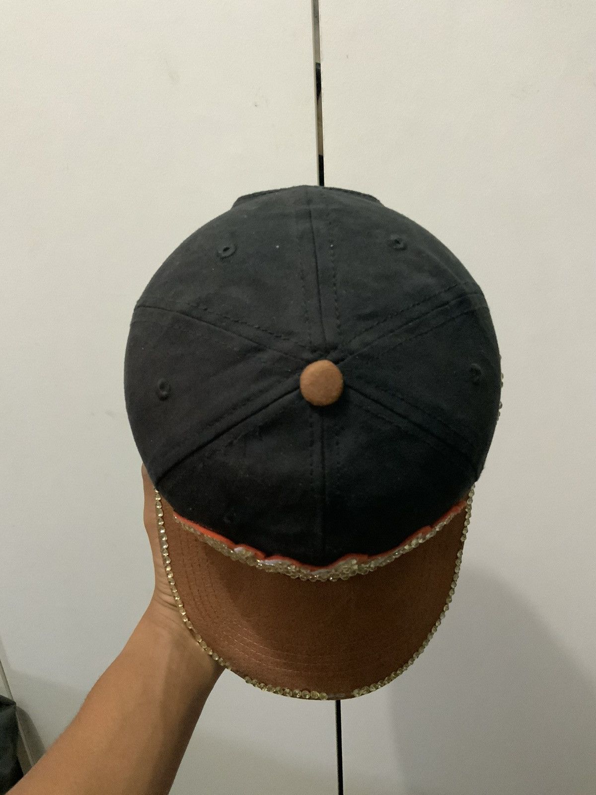 Japanese Brand Athletic Diamond Black Hat Size ONE SIZE - 6 Thumbnail