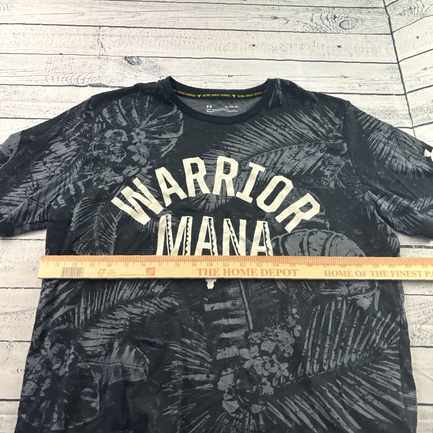Under Armour Under Armour HeatGear Warrior Mana Short Sleeve T Shirt Men's XL Black Size US XL / EU 56 / 4 - 4 Thumbnail