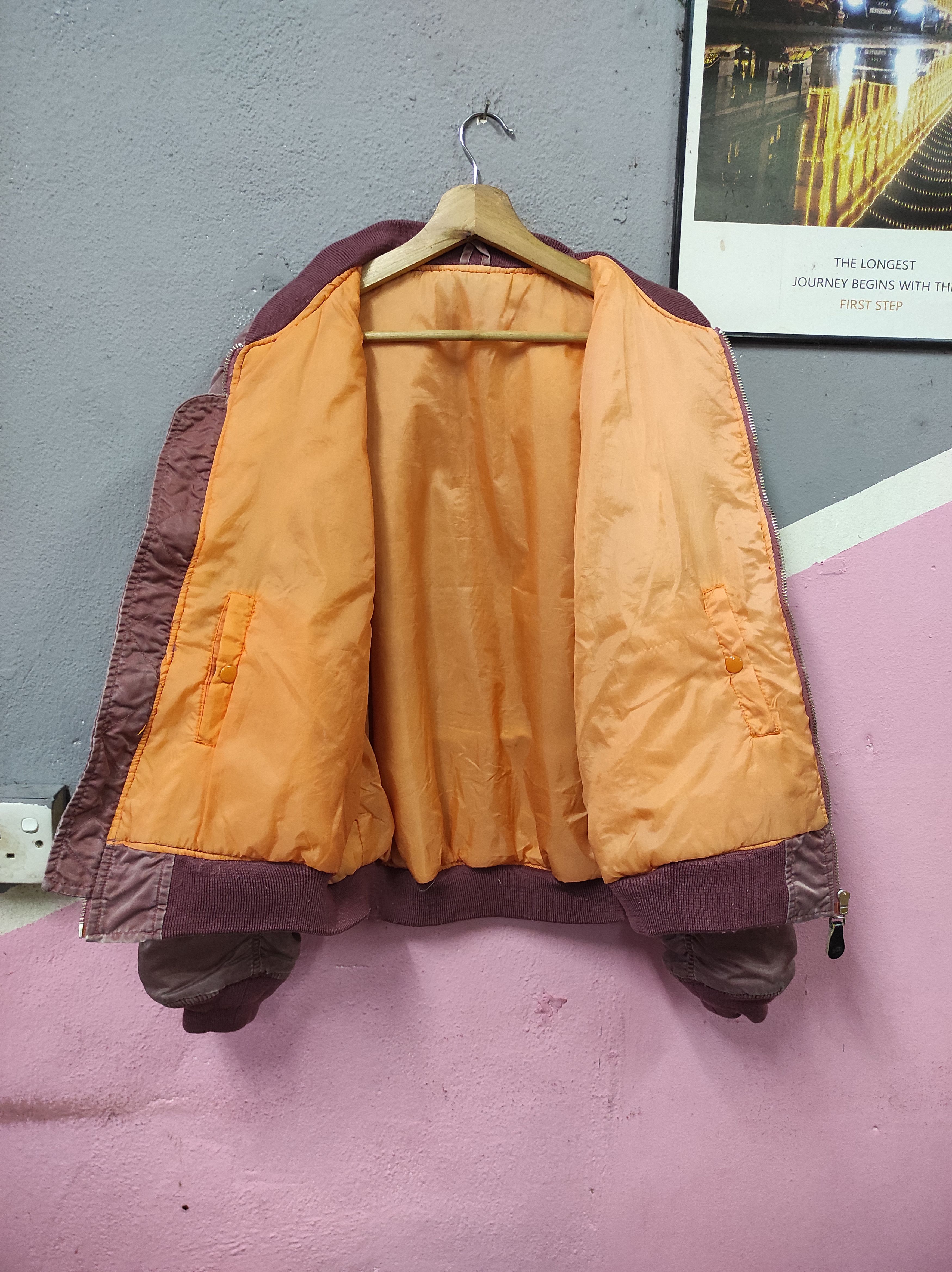 Vintage ARIMA KINEN GRAND PRIX MA 1 FLYERS REVESIBLE BOMBER JACKET Size US M / EU 48-50 / 2 - 5 Thumbnail