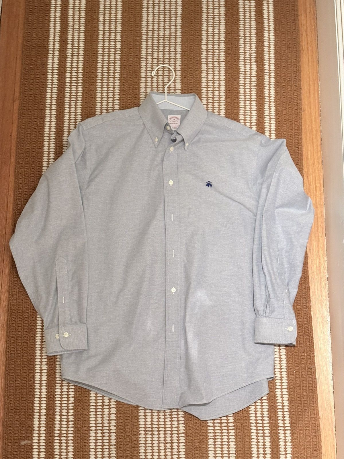 Brooks Brothers Relaxed Fit Button Down Shirt Size US M / EU 48-50 / 2 - 1 Thumbnail