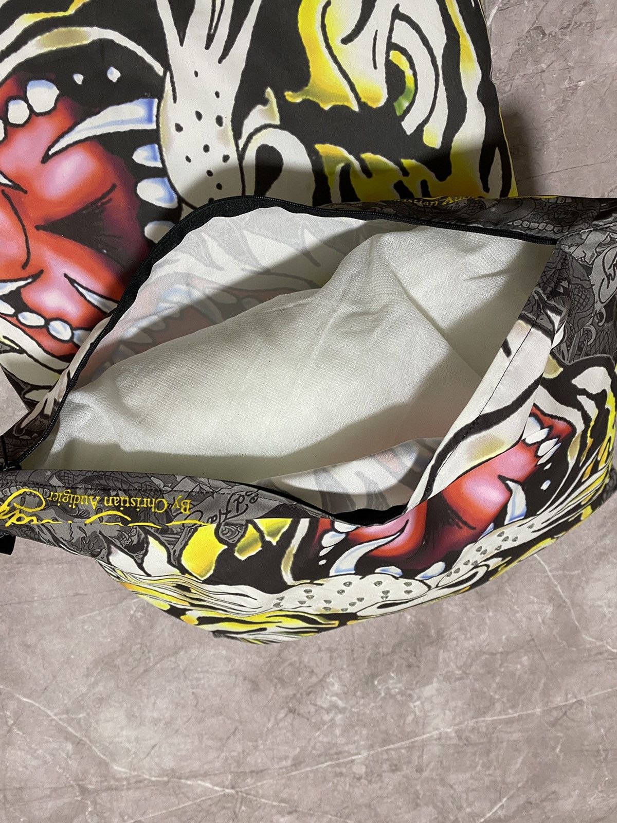 Ed Hardy Vintage Y2K Ed Hardy by Christian Audigier Two Pillow Rare Size ONE SIZE - 14 Thumbnail