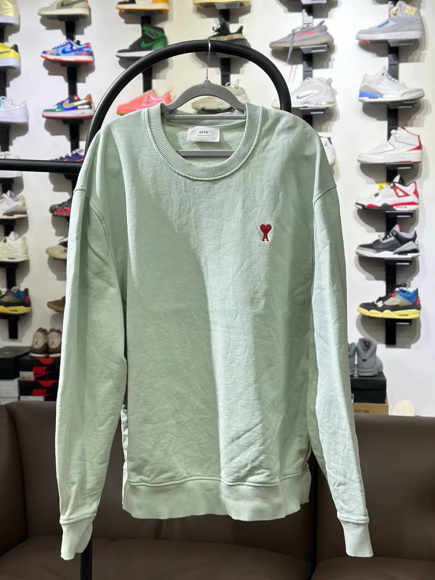 AMI Ami Retro Green Hoodie XL Men Size US XL / EU 56 / 4 - 1 Thumbnail