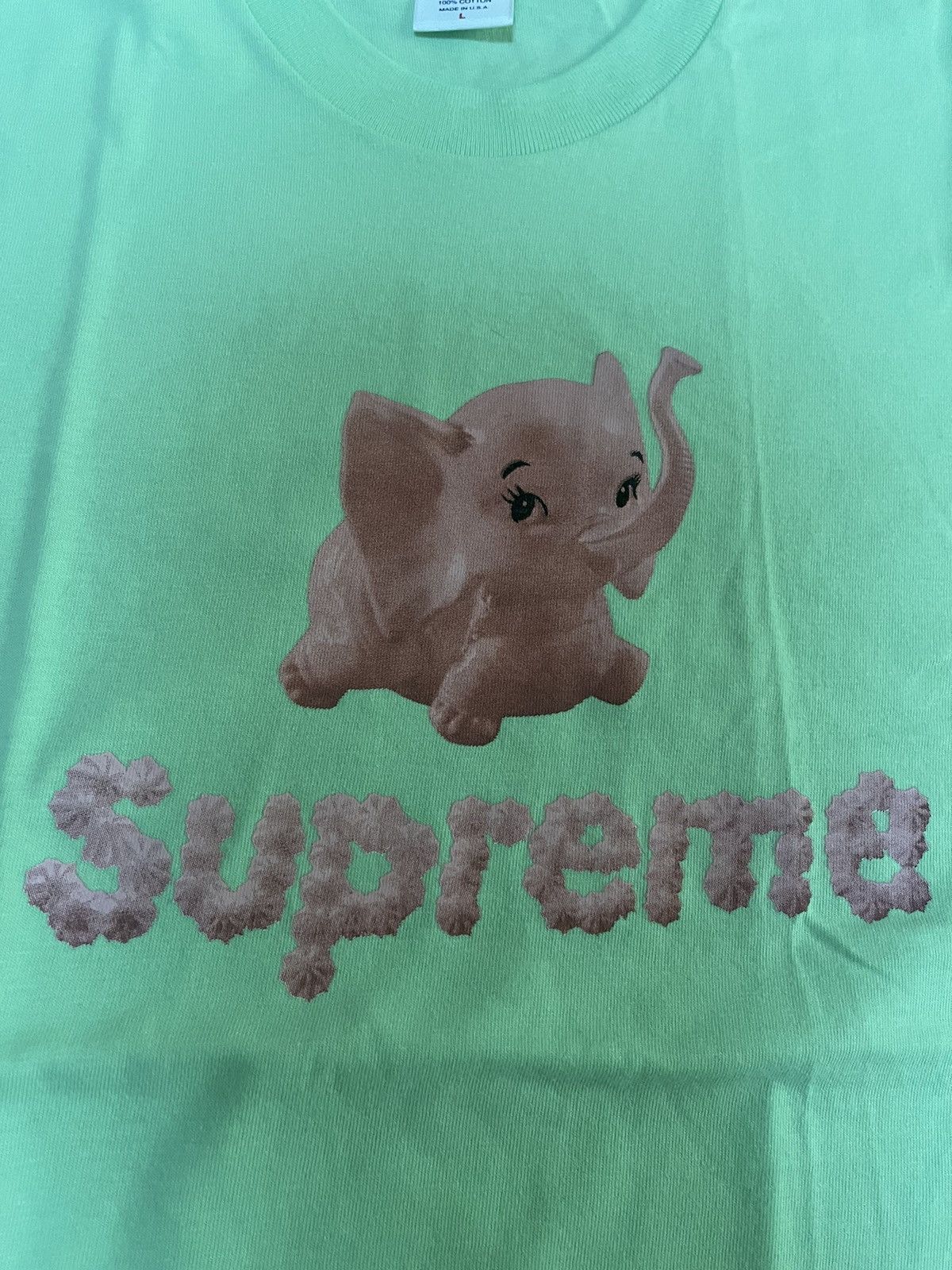 Supreme Supreme elephant tee T-SHIRT new Size US L / EU 52-54 / 3 - 3 Thumbnail