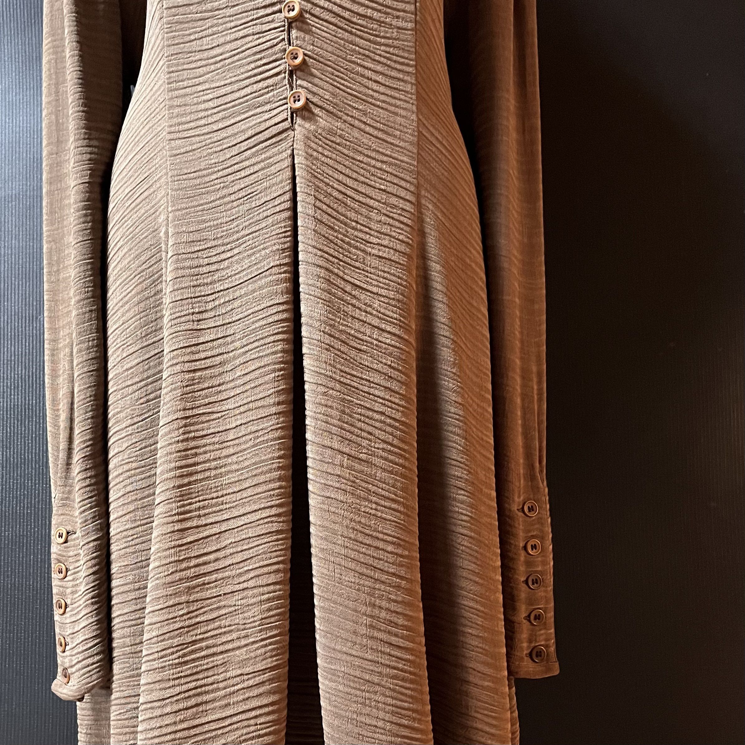 Giorgio Armani Giorgio Armani Early 90s Crinkle Tunic Button Shirt Size S / US 4 / IT 40 - 8 Thumbnail