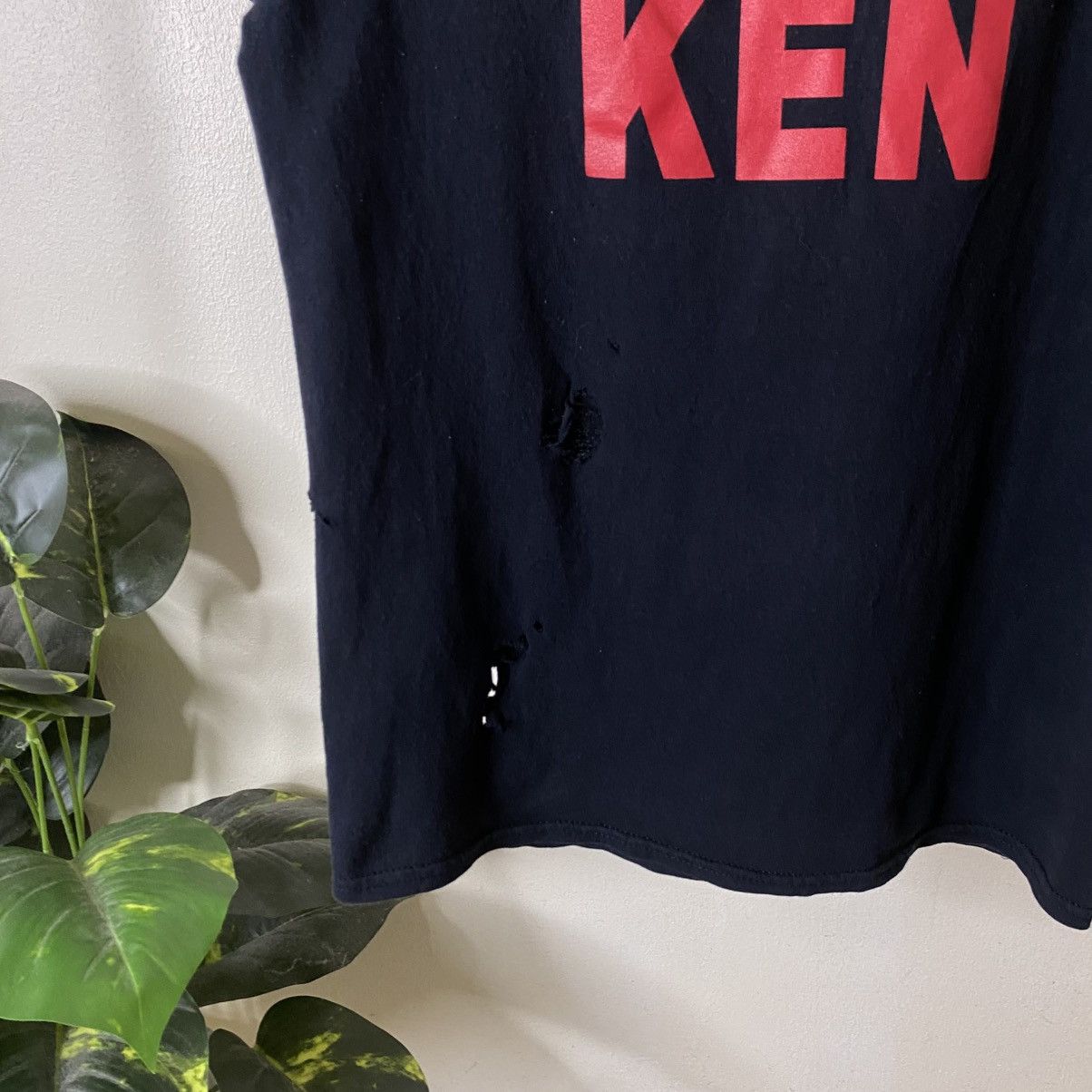 Vintage Vintage Y2K Pizza Of Death Records Fuck Ken Distressed Tee Size US S / EU 44-46 / 1 - 3 Thumbnail
