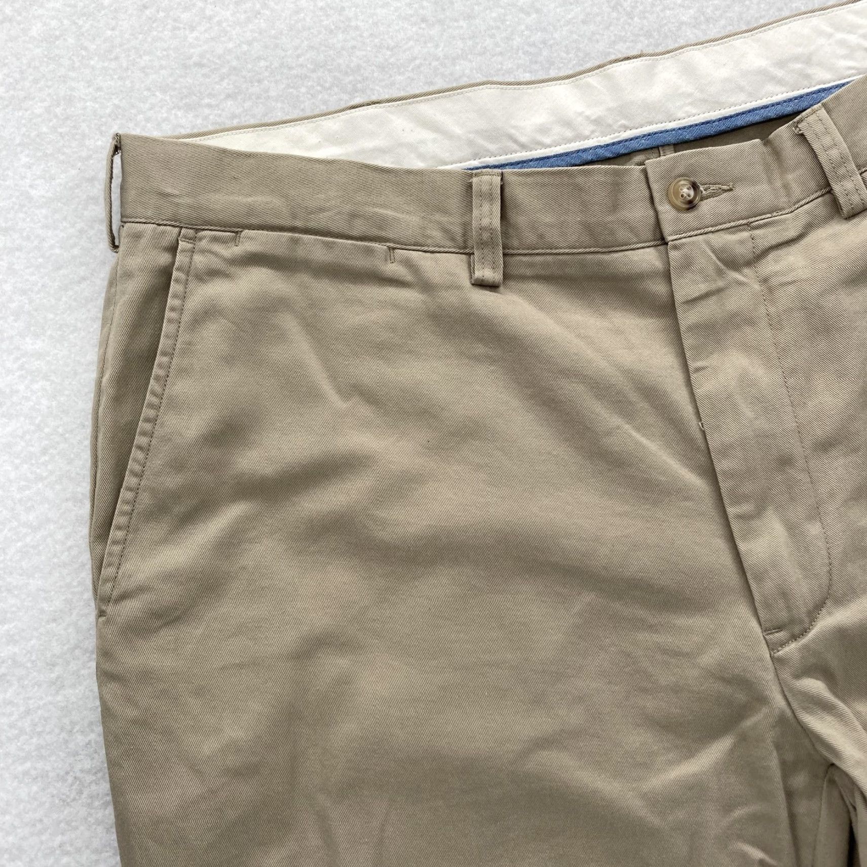 Polo Ralph Lauren Polo Ralph Lauren Pants Mens 38x32 Khaki Classic Chino Flat Front Preppy Casual Size US M / EU 48-50 / 2 - 3 Thumbnail