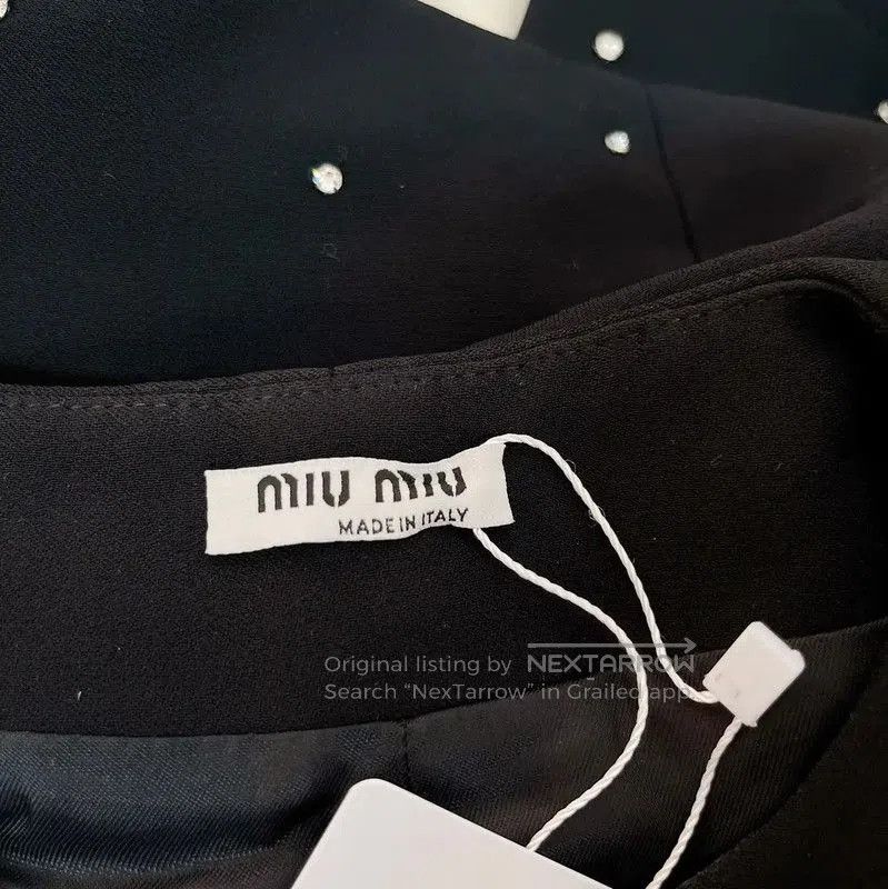 Miu Miu Miu Miu Black Spring Autumn Jacket for Women . Size L / US 10 / IT 46 - 6 Thumbnail