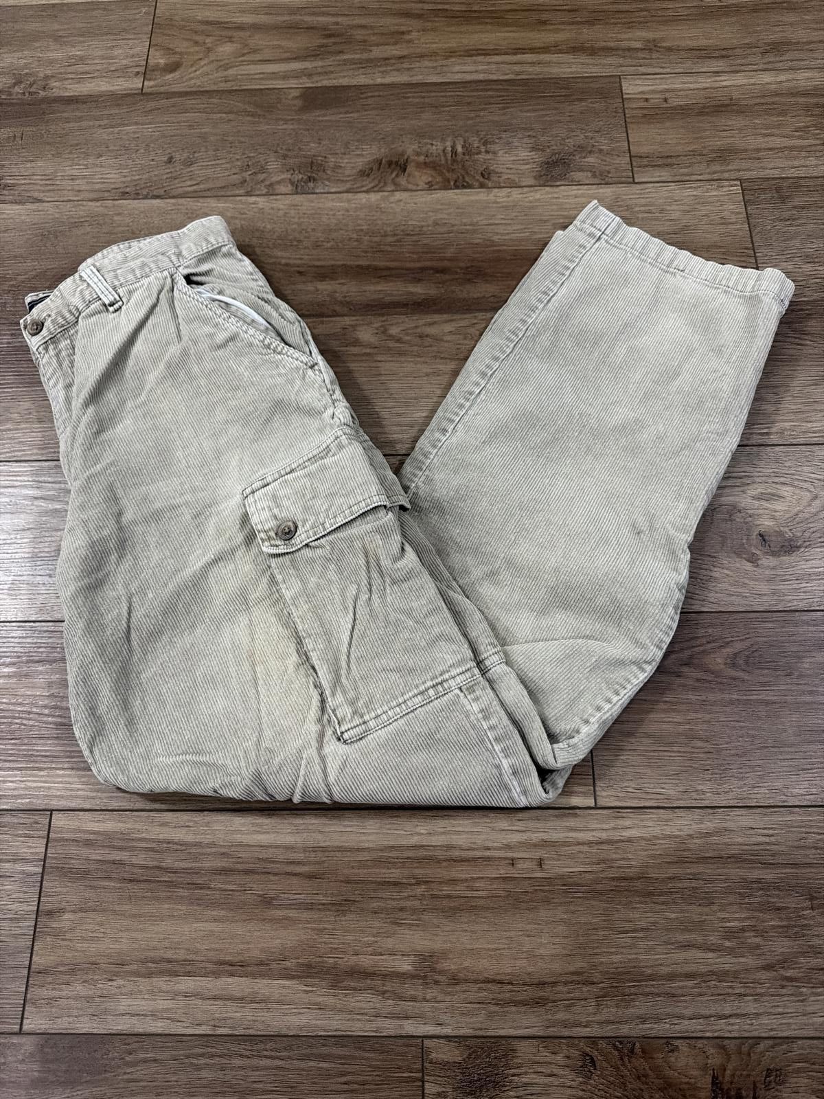 Route 66 Vintage Y2K Corduroy Cargo Pants Route 66 32x32 Size US 32 / EU 48 - 1 Thumbnail