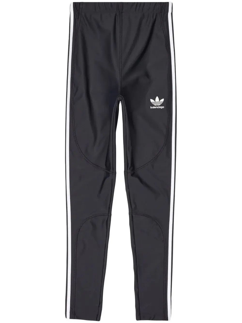 Adidas × Balenciaga o1w1db10824 Athletic Leggings in Black/White Size 30" / US 8 / IT 44 - 1 Thumbnail