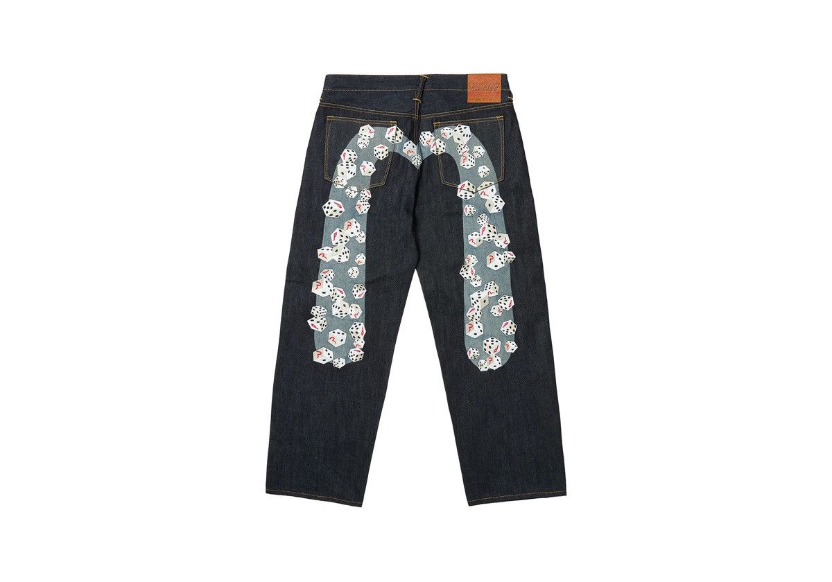image of Evisu Dice Denim Jean Raw, Men's (Size 30)
