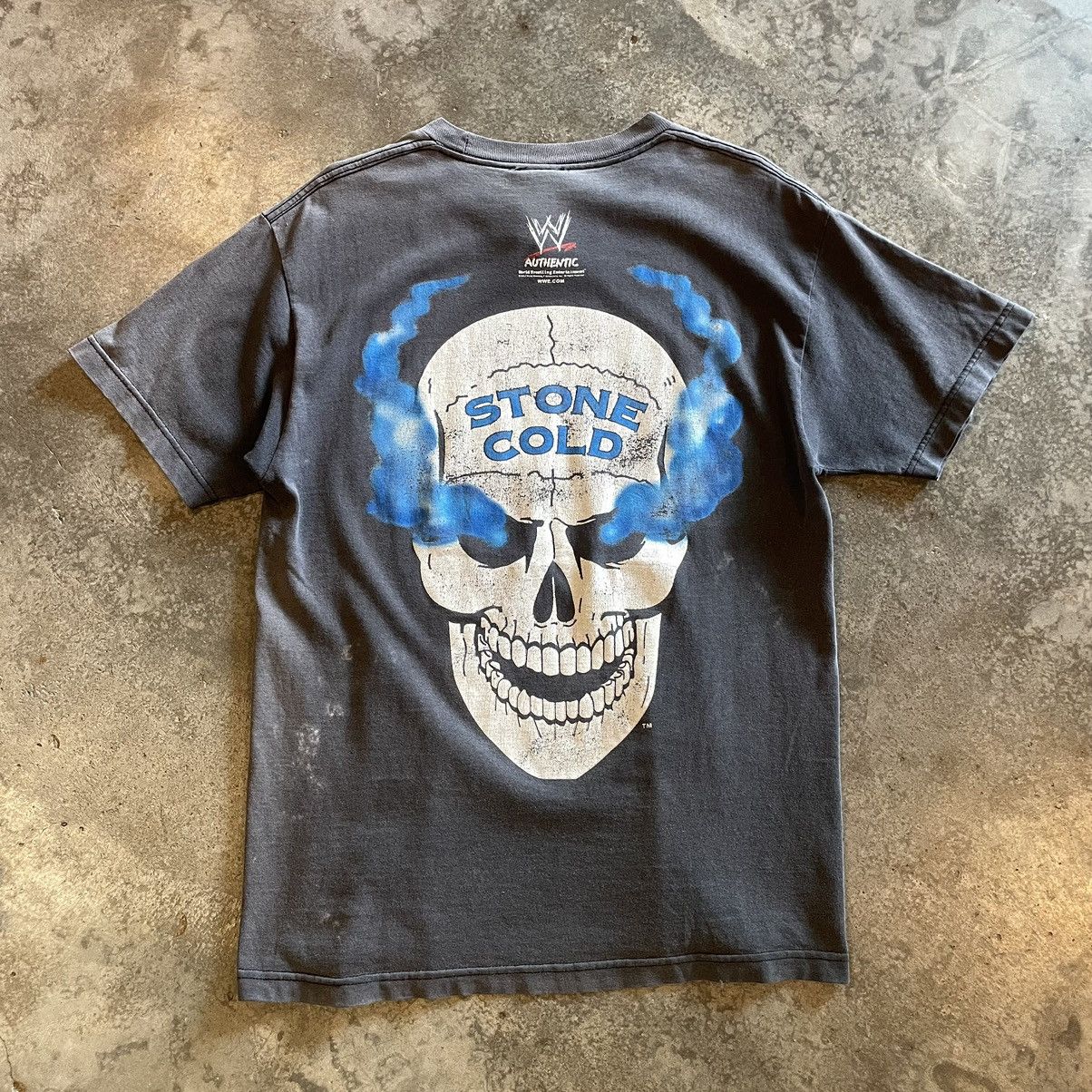 Vintage × WWE Vintage Y2K Steve Austin Stone Cold Tee Size US S / EU 44-46 / 1 - 2 Thumbnail