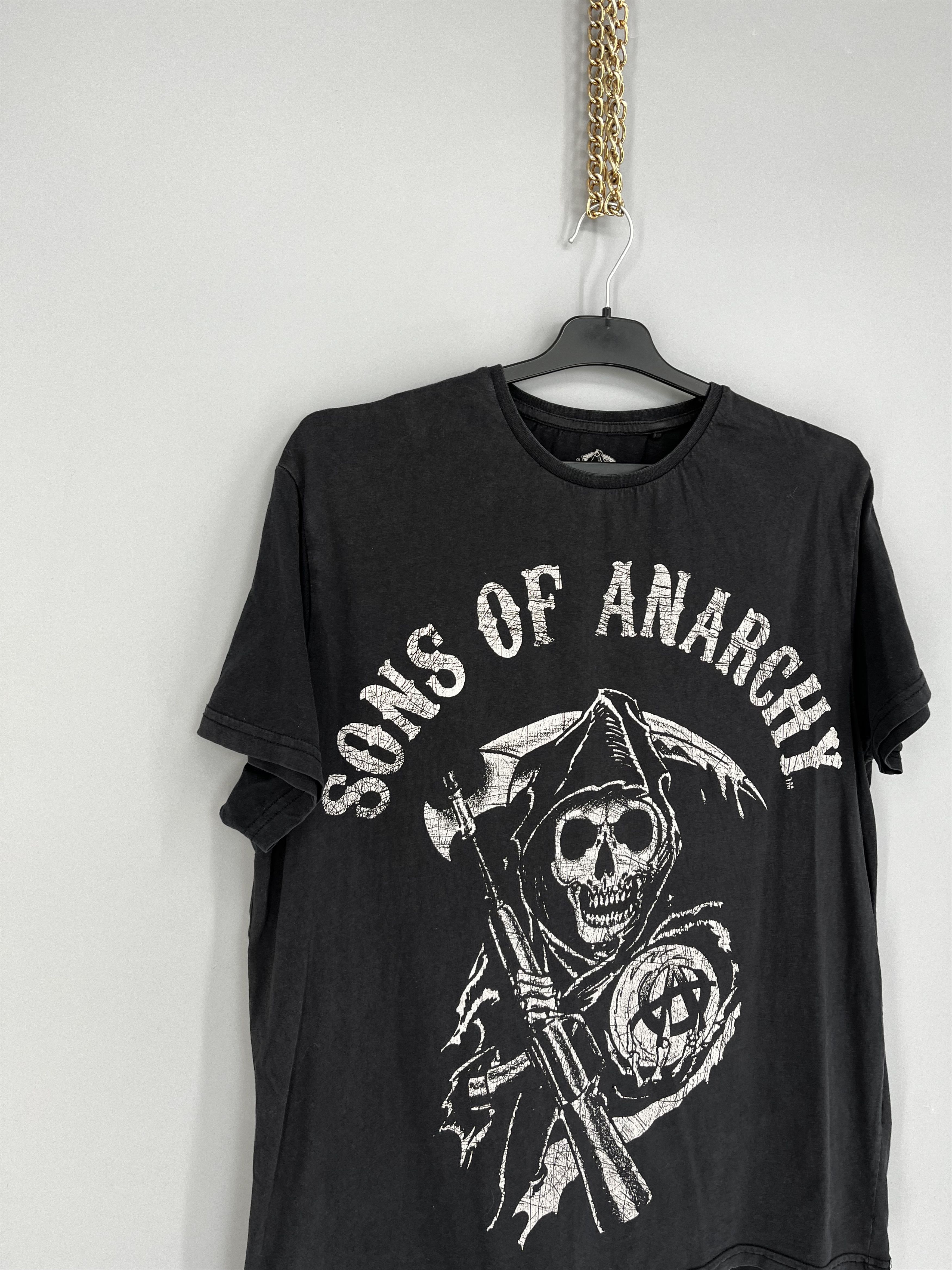 Band Tees Vintage SOA Sons Of Anarchy Vintage Band Graphic Tee Faded Size US XL / EU 56 / 4 - 3 Thumbnail
