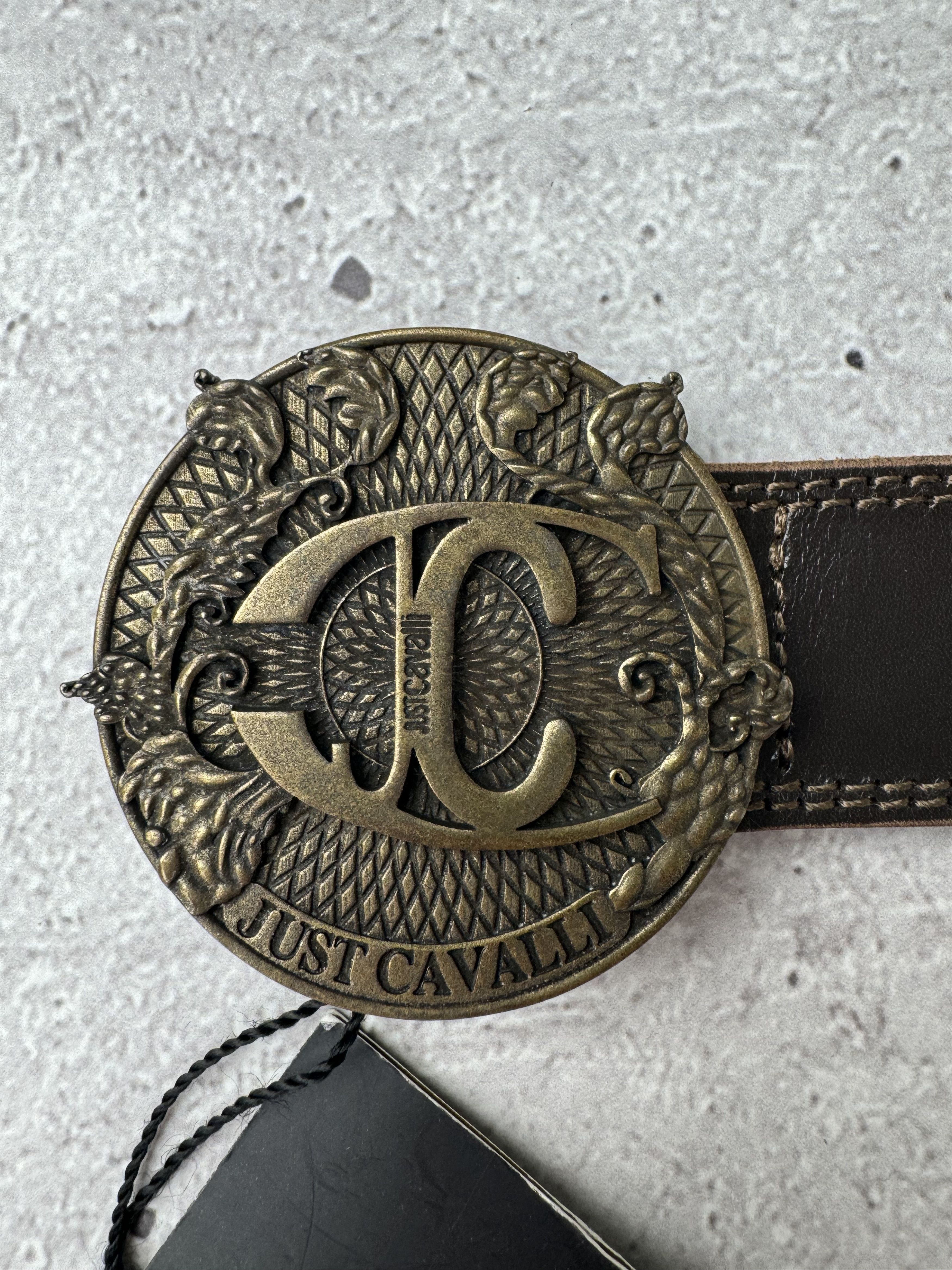 Just Cavalli Just Cavalli Vintage Leather Amazing Belt Size ONE SIZE - 5 Thumbnail