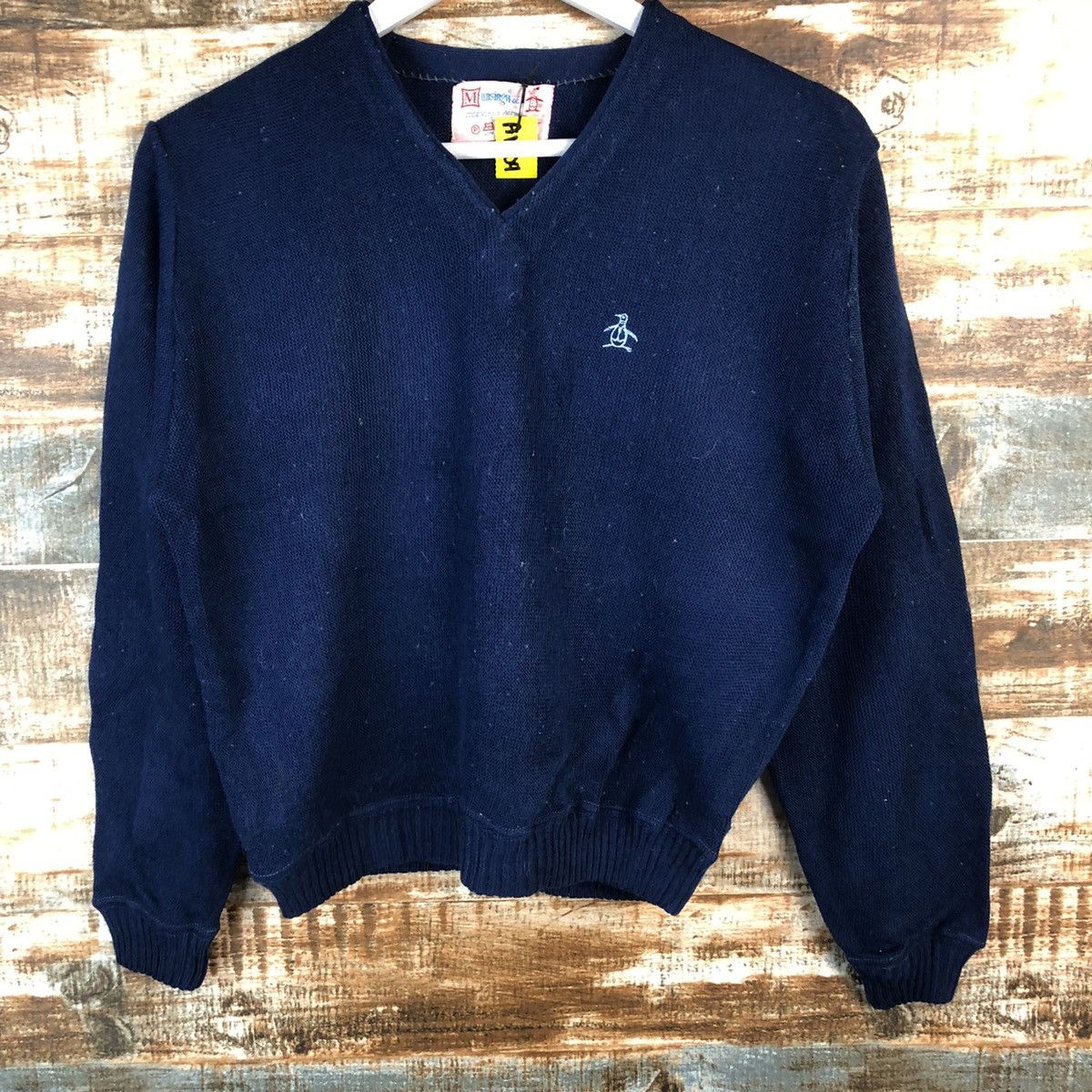 Homespun Knitwear × Japanese Brand Munsing Wear vintage Dark blue Knitwear #A1804 Size US S / EU 44-46 / 1 - 3 Thumbnail