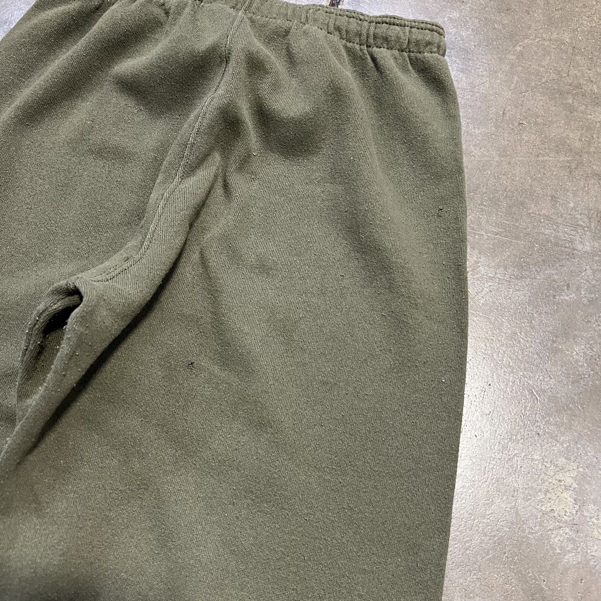 Vintage Vintage 90s USMC Sweatpant Jogger Olive Green Baggy Military Size US 28 / EU 44 - 6 Thumbnail