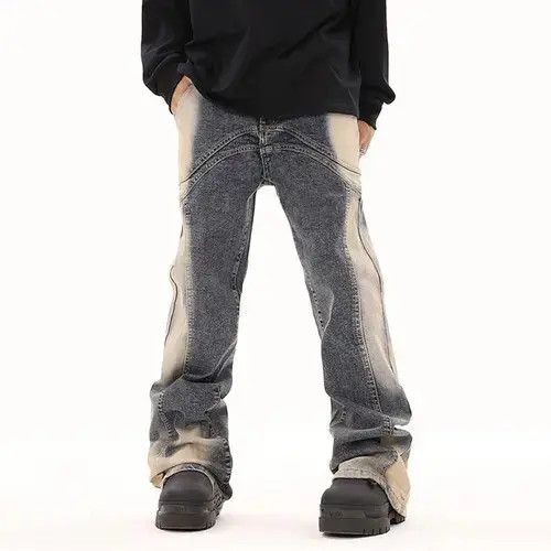 Jean Casual Flared Baggy Jeans Size US 32 / EU 48 - 3 Thumbnail