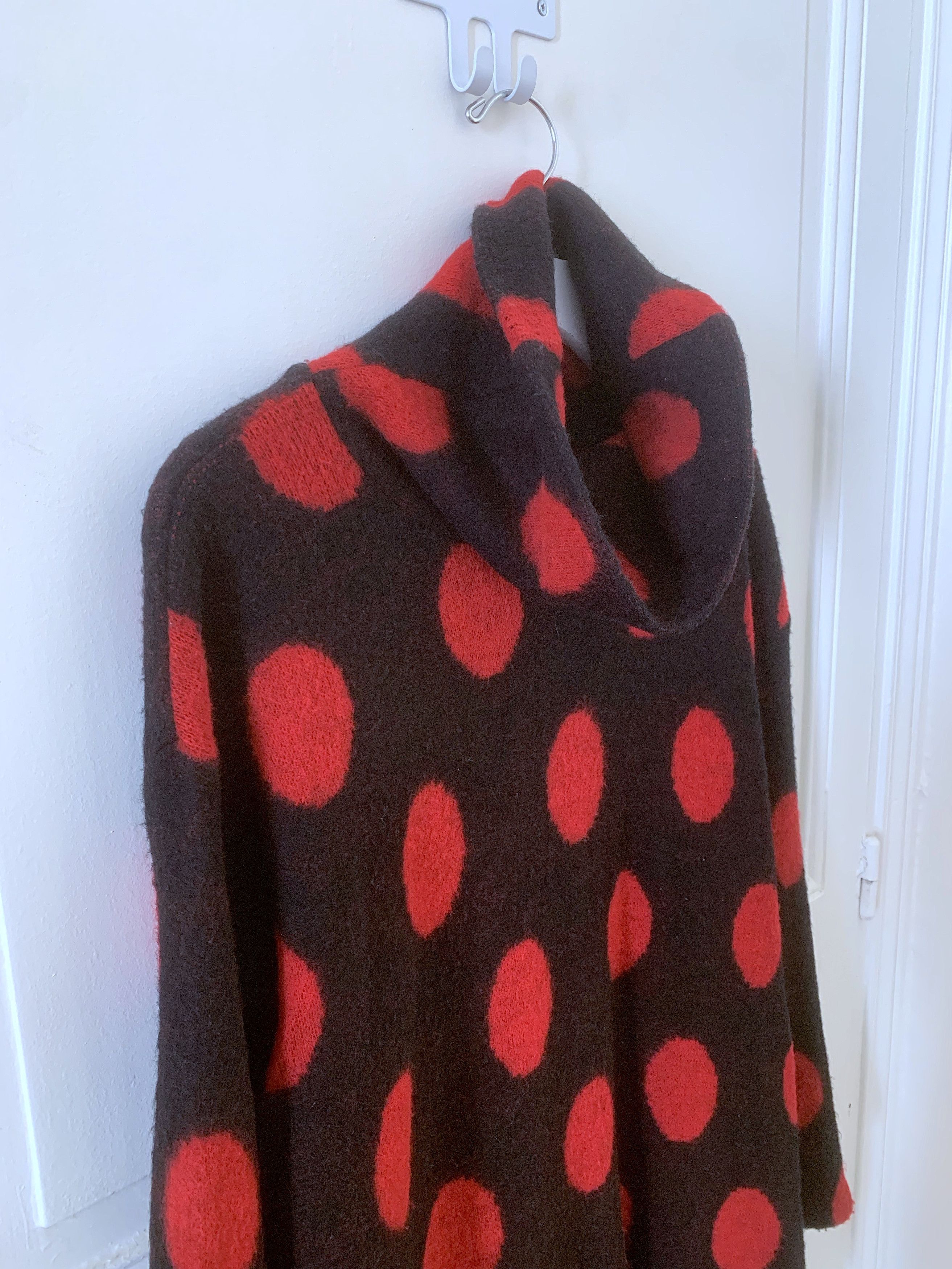 Vintage Polka Dot Mohair Sweater Size L / US 10 / IT 46 - 3 Thumbnail