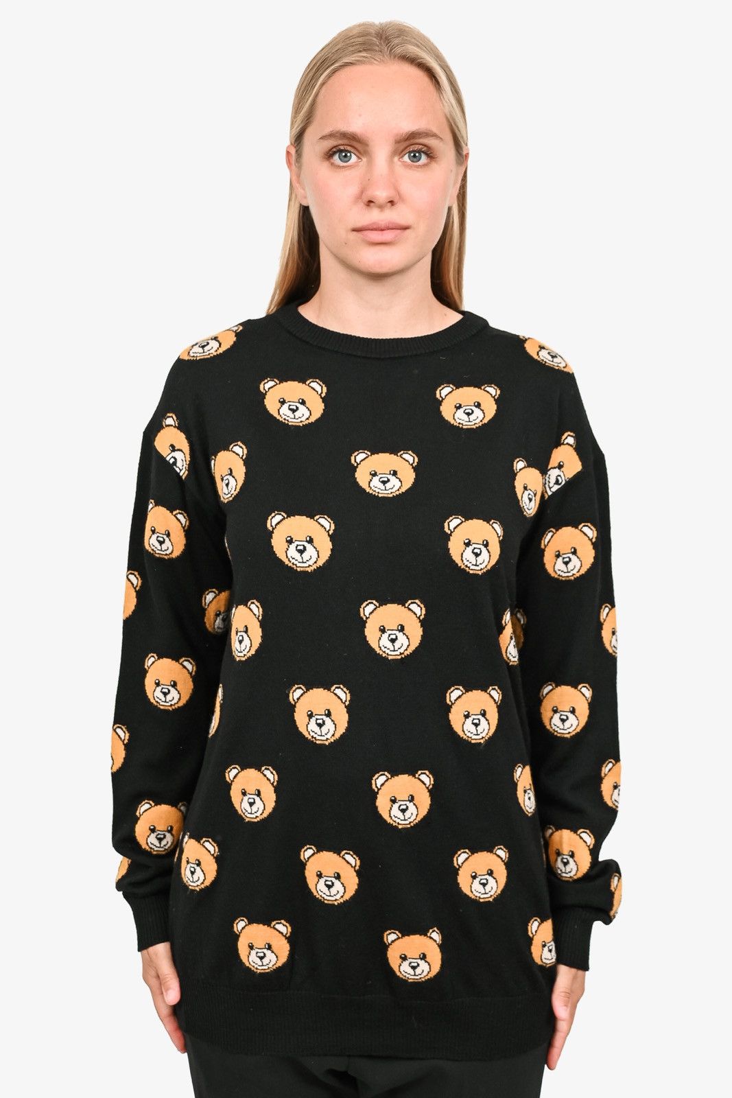 Designer × Moschino Moschino bear aop sweatshirt Size S / US 4 / IT 40 - 1 Thumbnail