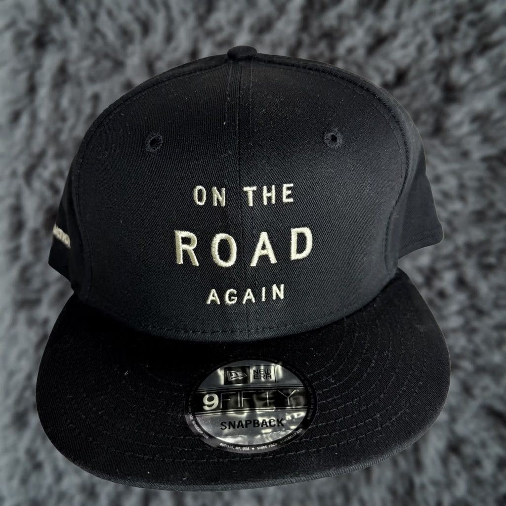 New Era New Era 9Fifty Snapback Willie Nelson On The Road Again Black Cap Live Nation Cap Mens One Size Sung Black Size ONE SIZE - 1 Thumbnail