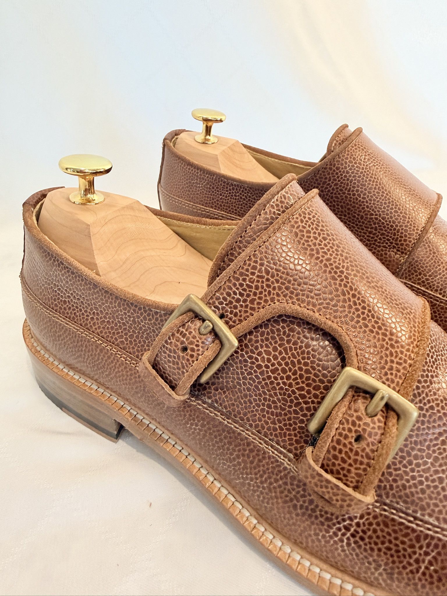 Billy Reid Billy Reid - Carmel Leather Double-Monks Size US 8.5 / EU 41-42 - 2 Thumbnail