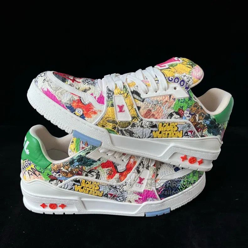 Louis Vuitton Louis Vuitton Trainer Doodle Board Shoes Size US 8.5 / EU 41-42 - 3 Thumbnail