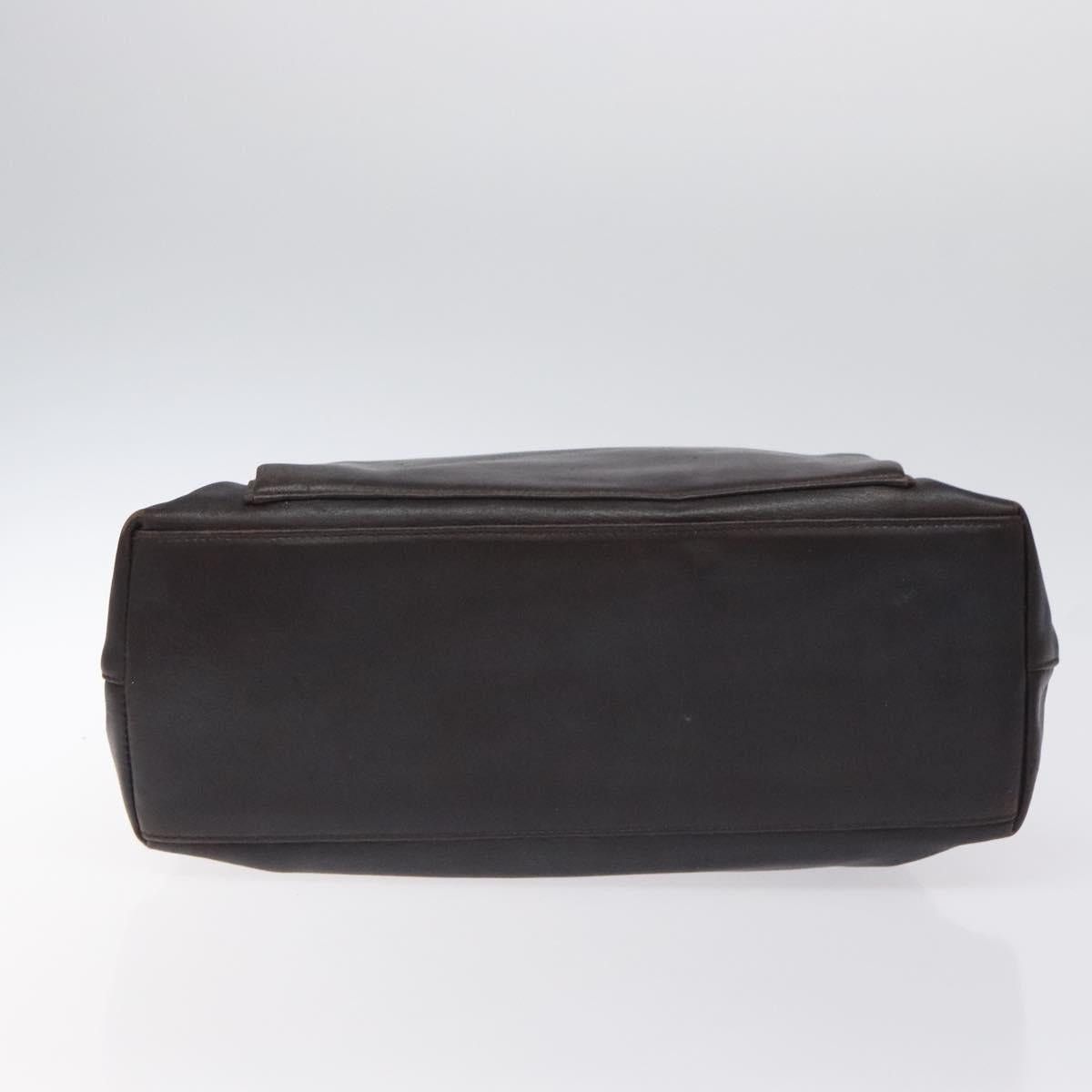 Gucci GUCCI Bamboo Hand Bag Leather Dark Brown Gold Size ONE SIZE - 9 Thumbnail