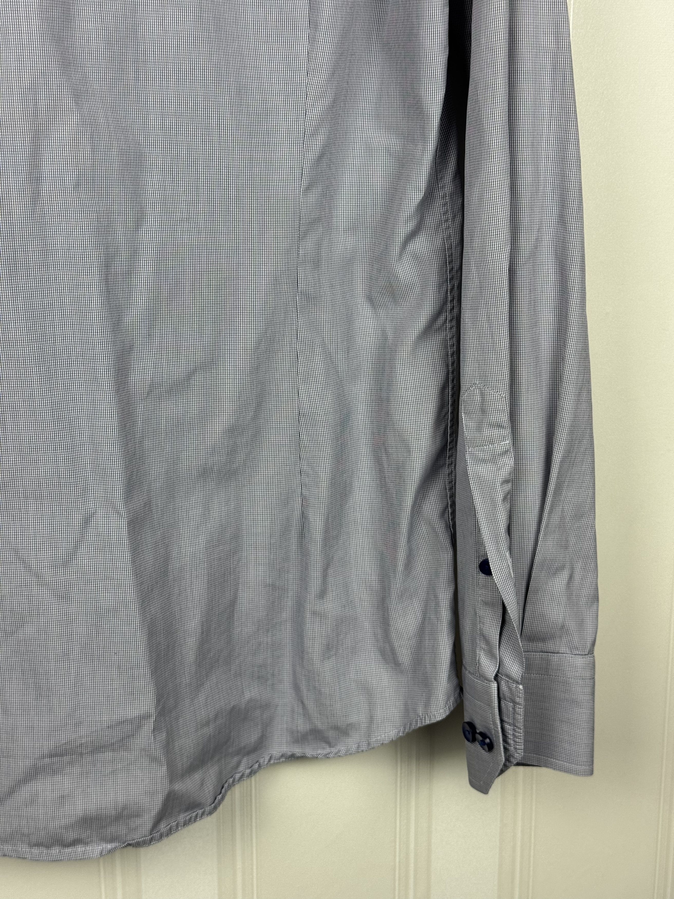 Eton Eton Blue Slim Fit Shirt Size 38 100% Cotton Size US M / EU 48-50 / 2 - 7 Thumbnail