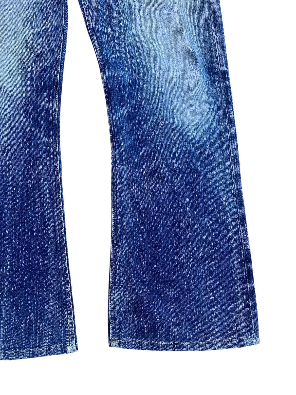 Edwin Edwin Whiskers Faded Wash Style Bootcut Jeans Size US 34 / EU 50 - 6 Thumbnail
