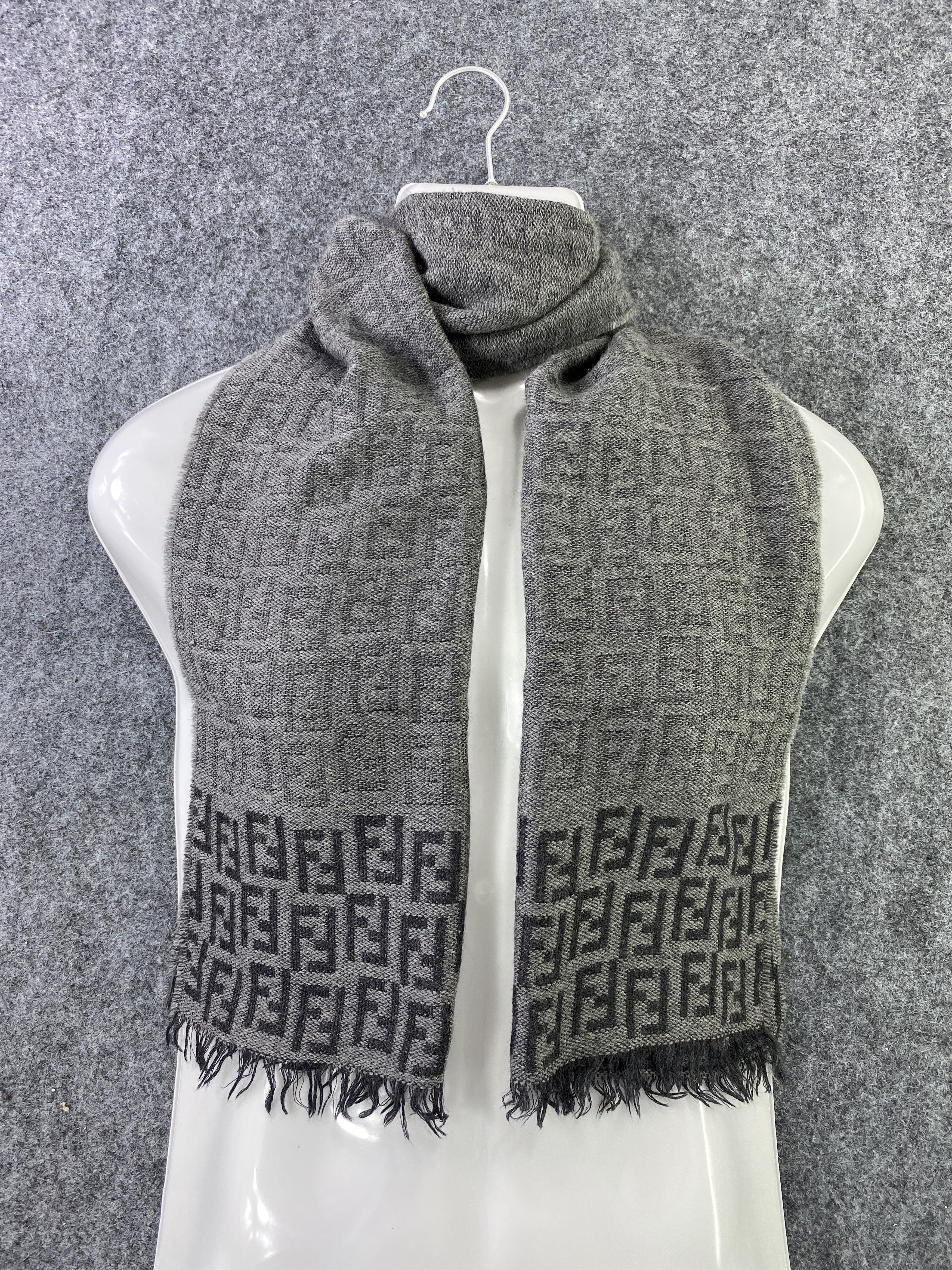 Vintage Fendi Monogram Scarf/Muffler - T319 Size ONE SIZE - 2 Thumbnail