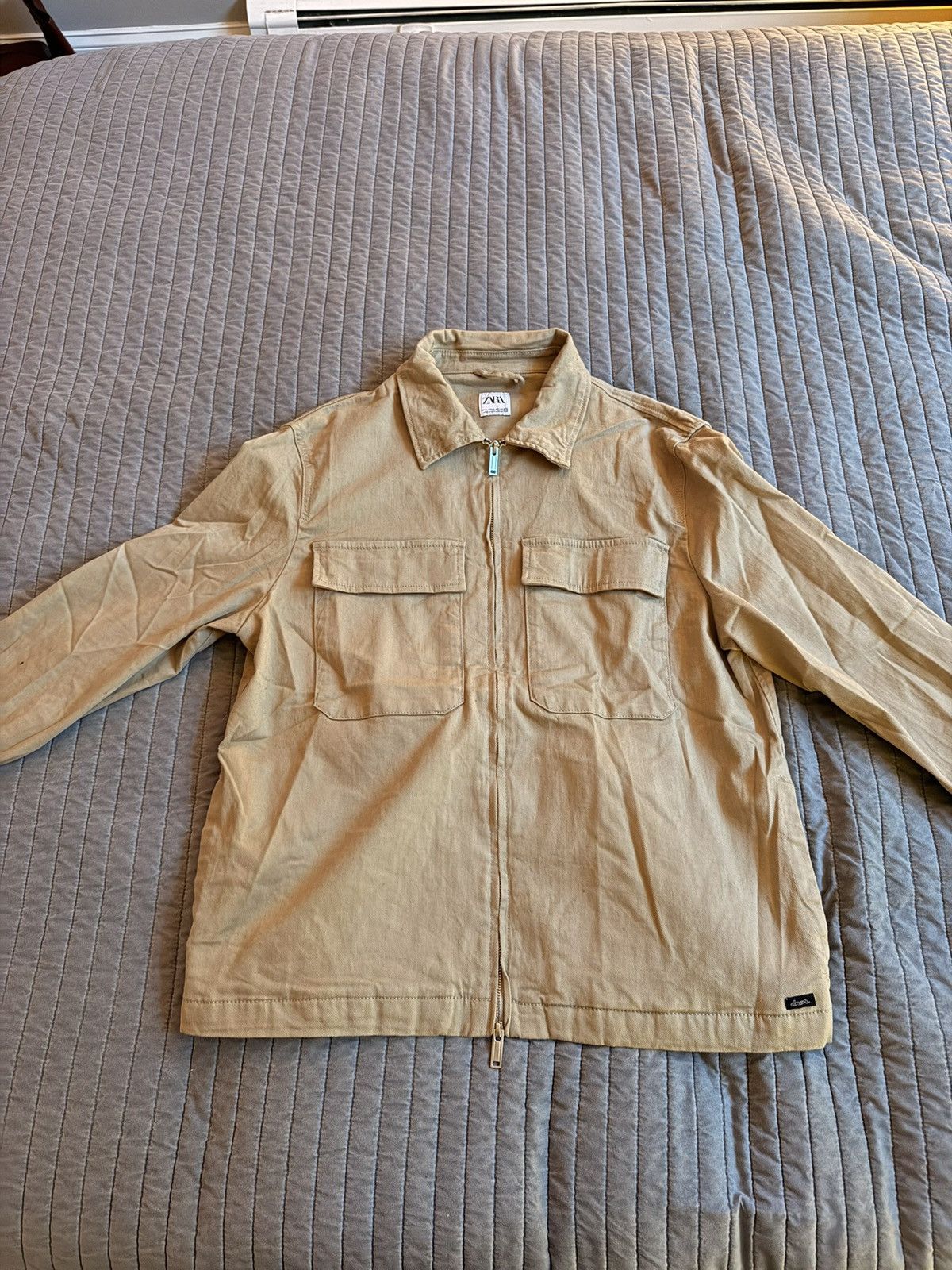 Zara Zara Canvas Utility Jacket Mens XL Outdoor Casual Rustic Size US XL / EU 56 / 4 - 1 Thumbnail