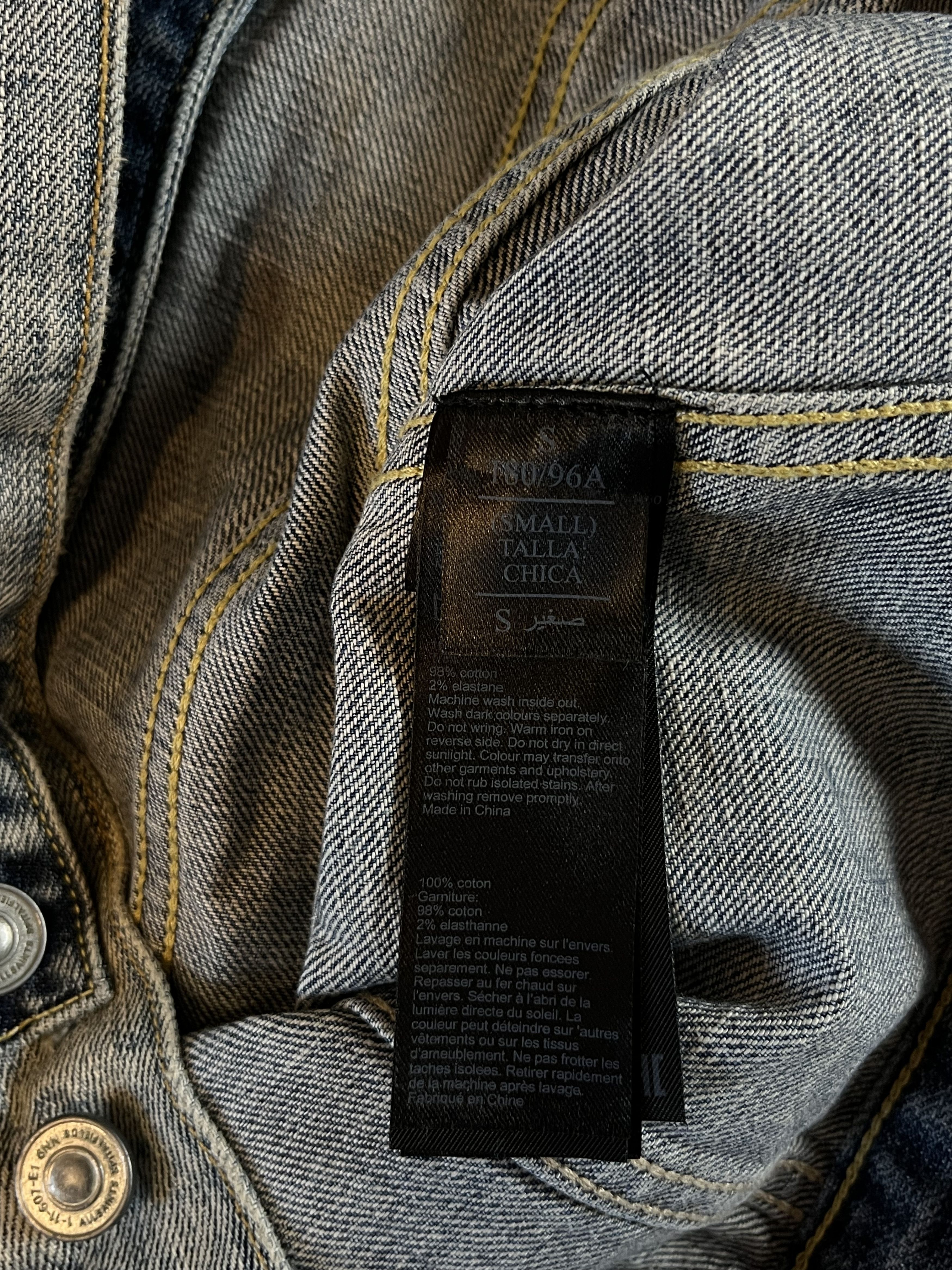 Allsaints AllSaints Dexter Denim Jackt Distressed Jacket Size US S / EU 44-46 / 1 - 9 Thumbnail