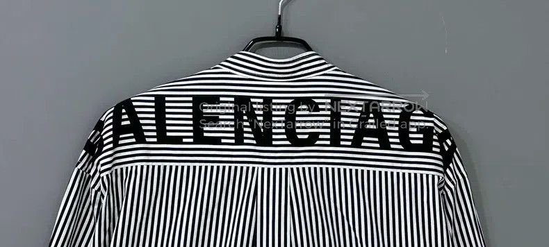 Balenciaga Balenciaga Back logo print black shirt Size XS / US 0-2 / IT 36-38 - 4 Thumbnail