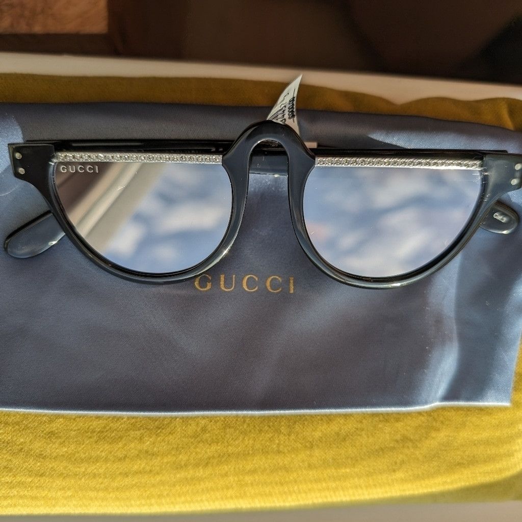 Gucci Gucci Runaway Novelty Mirror Sunglasses, NWT, UNISEX Size ONE SIZE - 9 Thumbnail