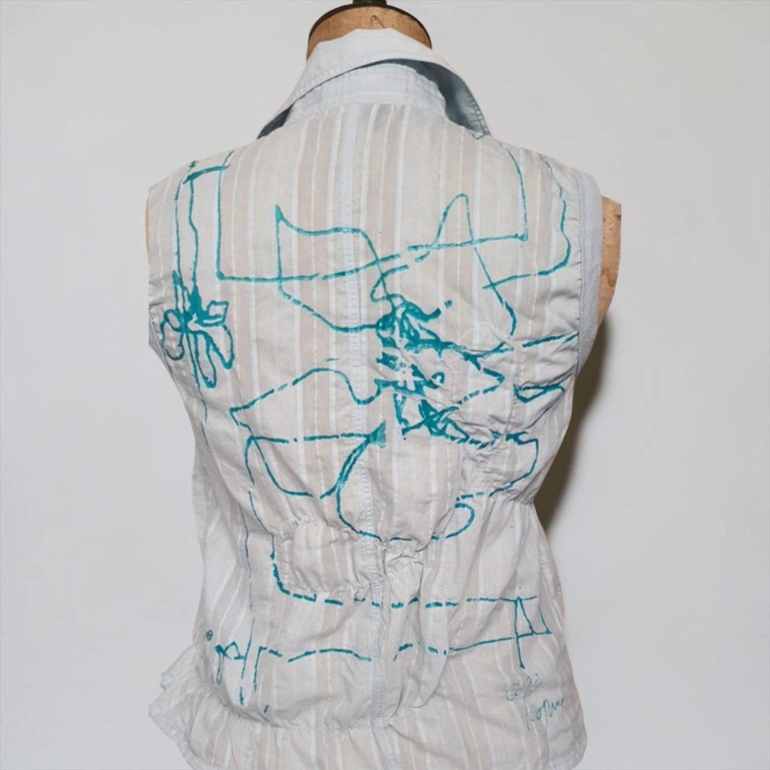 Other The Cop Copine Big Number Ruched Shirt Size ONE SIZE - 5 Thumbnail