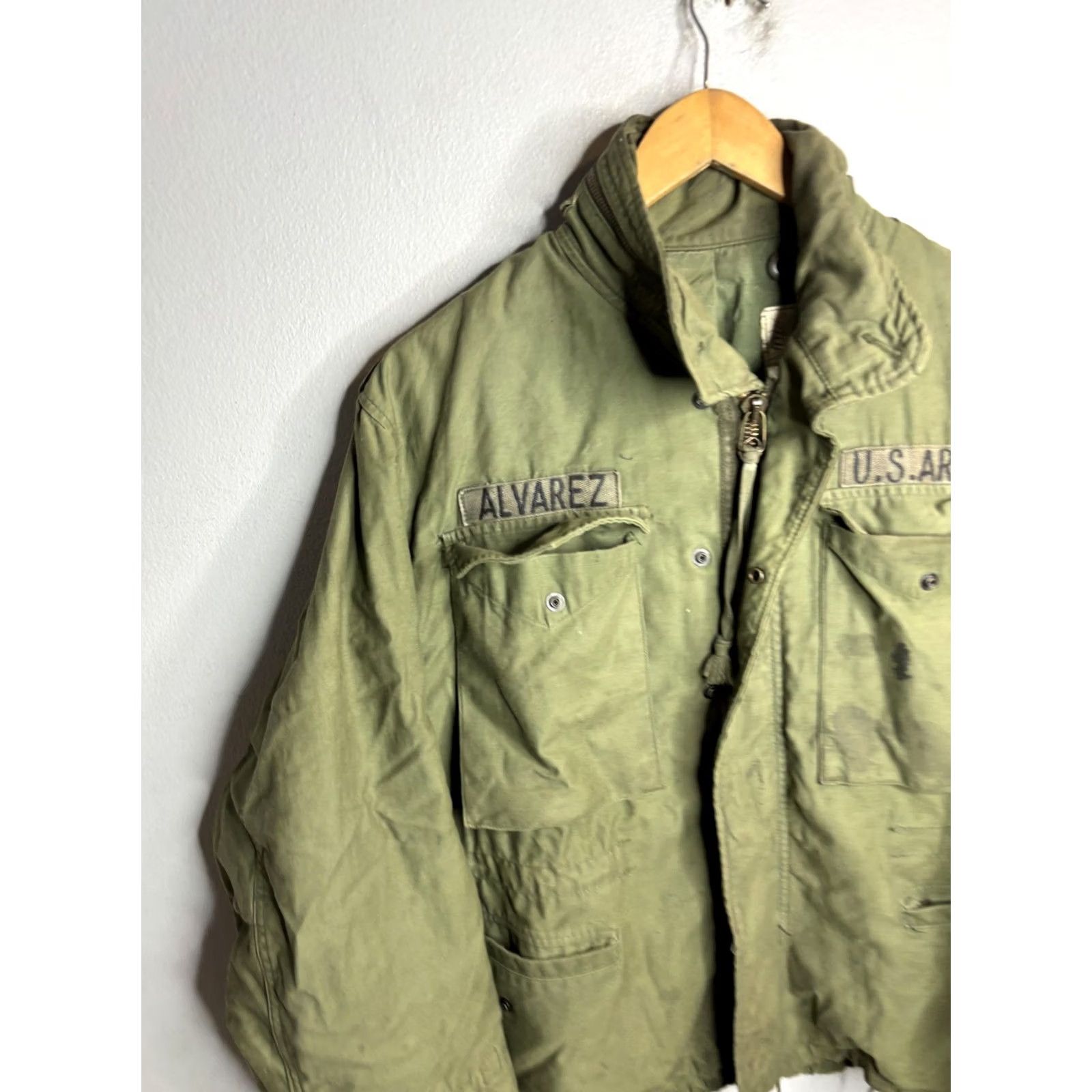 Vintage VINTAGE John Ownbey Coat Mens Small Cold Weather Field Army Jacket/Coat Green U.S. Army Short N/A Size US S / EU 44-46 / 1 - 2 Thumbnail