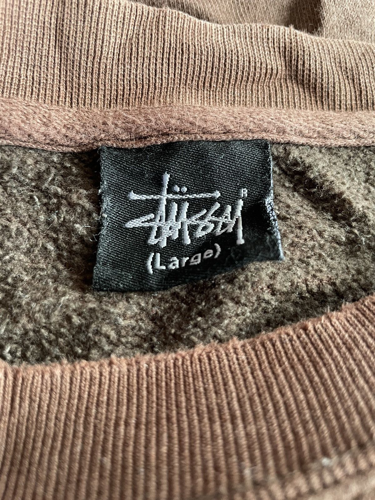 Stussy × Vintage Vintage Stussy x Distressed Sweatshirt Made in Usa Size US L / EU 52-54 / 3 - 5 Thumbnail