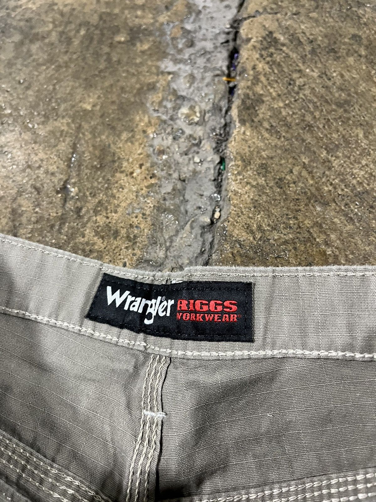 Carhartt × Vintage × Wrangler Crazy Y2K Carhartt Style Wrangler Carpenter Workwear Shorts Size US 32 / EU 48 - 7 Thumbnail