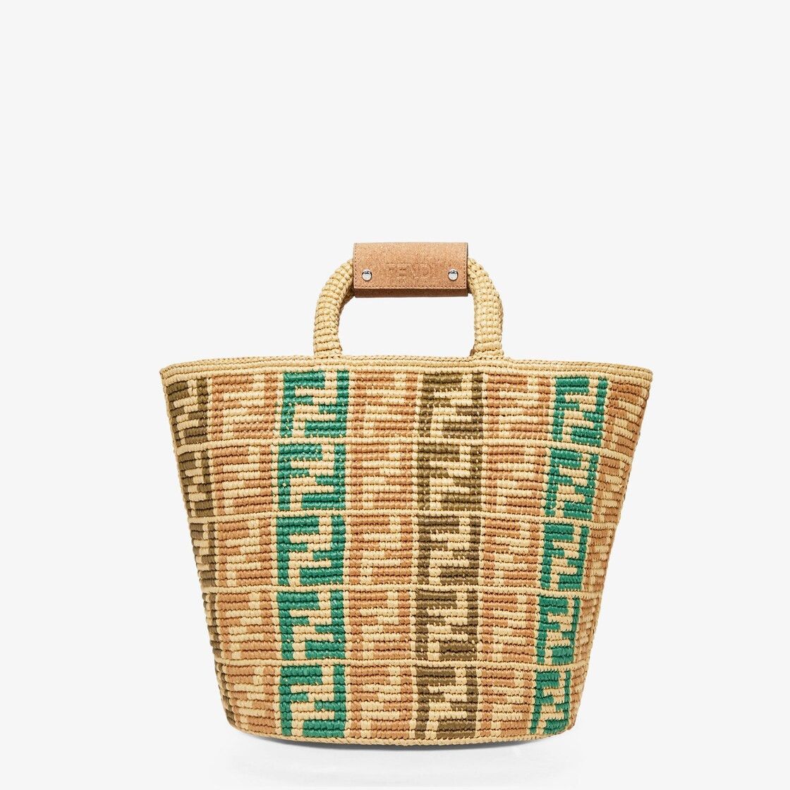 Fendi o1mtch0225 FF Shopper in Beige Size ONE SIZE - 1 Thumbnail
