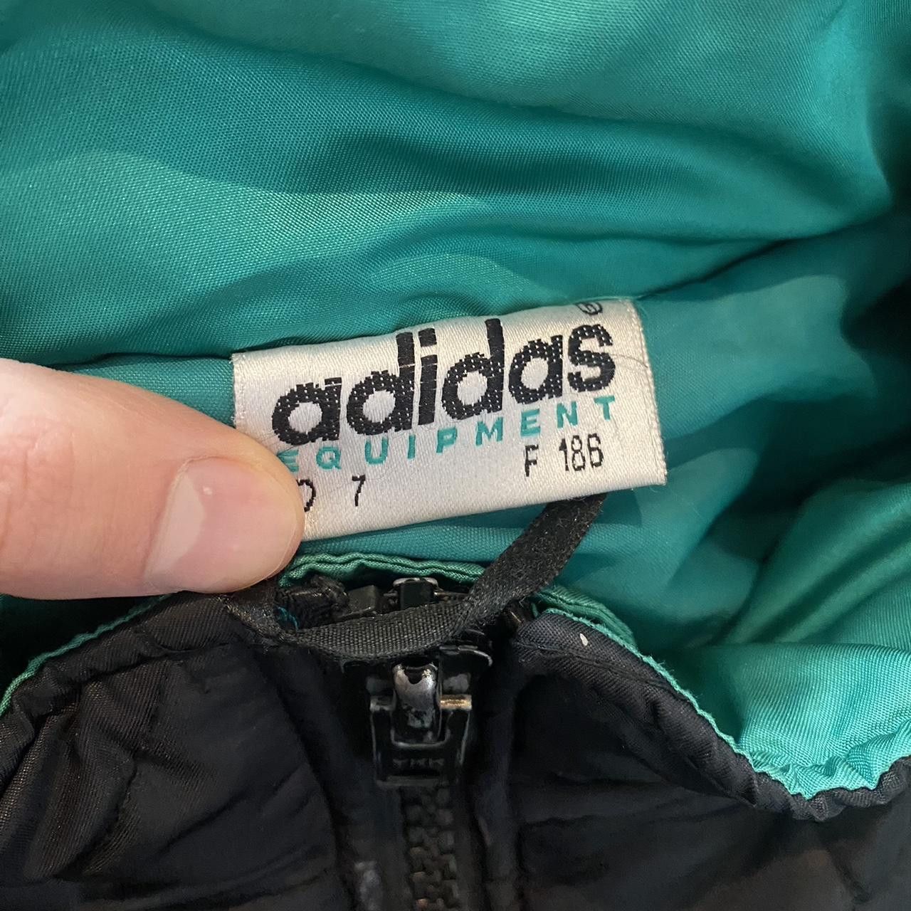 Adidas 90s Vintage Adidas Equipment black and green Winter Size US L / EU 52-54 / 3 - 5 Thumbnail