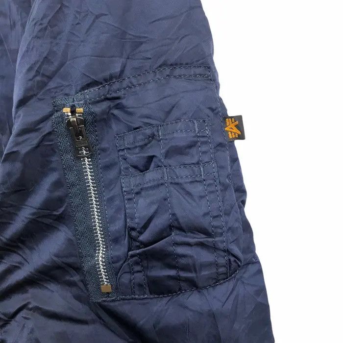 Alpha Industries Vtg 90’ ALPHA INDUSTRIES USAF Type MA-1 Flight Jacket Size US XL / EU 56 / 4 - 8 Thumbnail