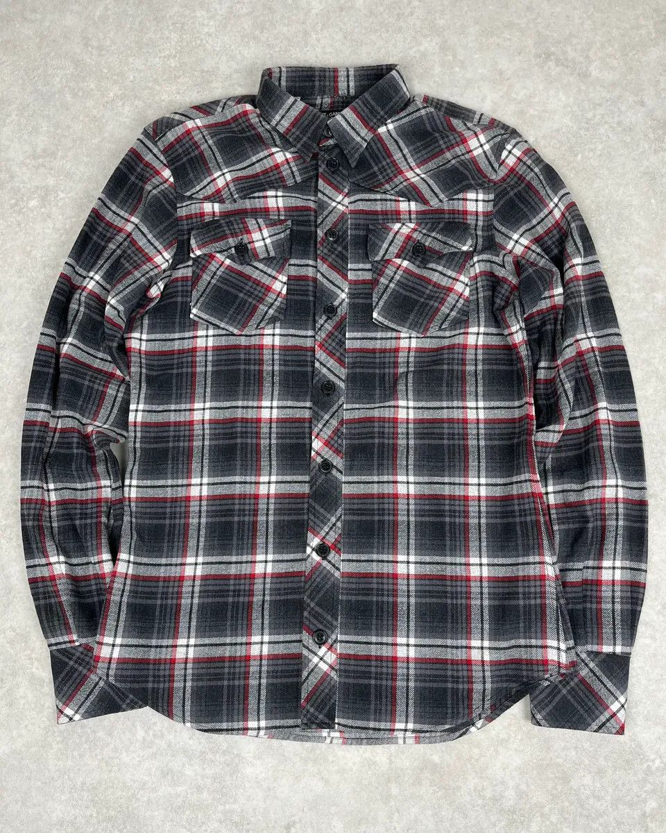 Dolce & Gabbana 2000s Dolce & Gabbana Grey & Red Checkered Shirt Size US M / EU 48-50 / 2 - 1 Thumbnail