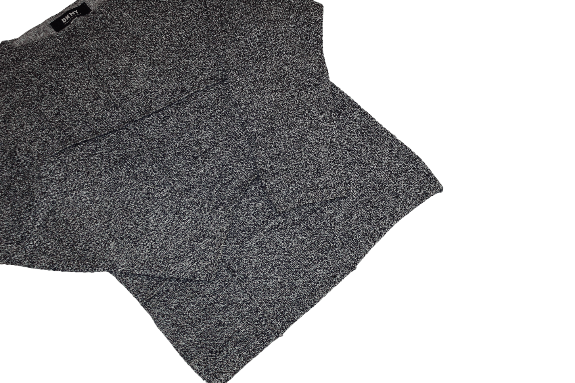 DKNY RARE🔥USA DKNY Official Street Uniform Raw Cut Knit Sweater Size US S / EU 44-46 / 1 - 10 Thumbnail