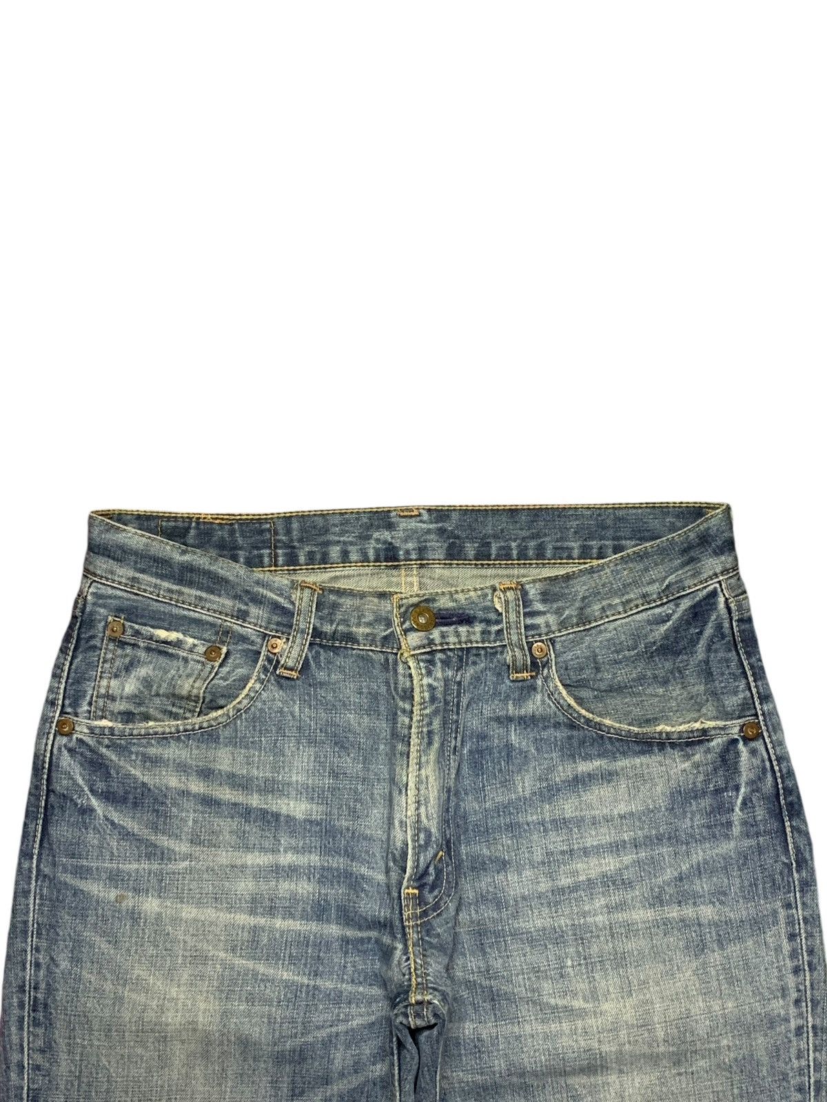 Levi's × Levi's Vintage Clothing Vintage 90s Levis 502 Faded Wash Distressed Loose Jeans Size US 31 - 4 Thumbnail