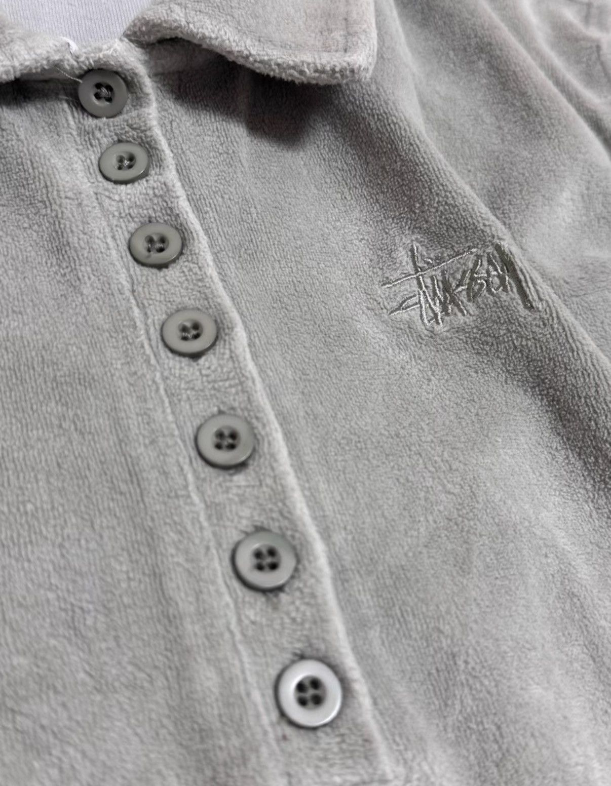 Stussy Stussy Women's Towel Fabric Polo Shirt K21 Size L / US 10 / IT 46 - 3 Thumbnail