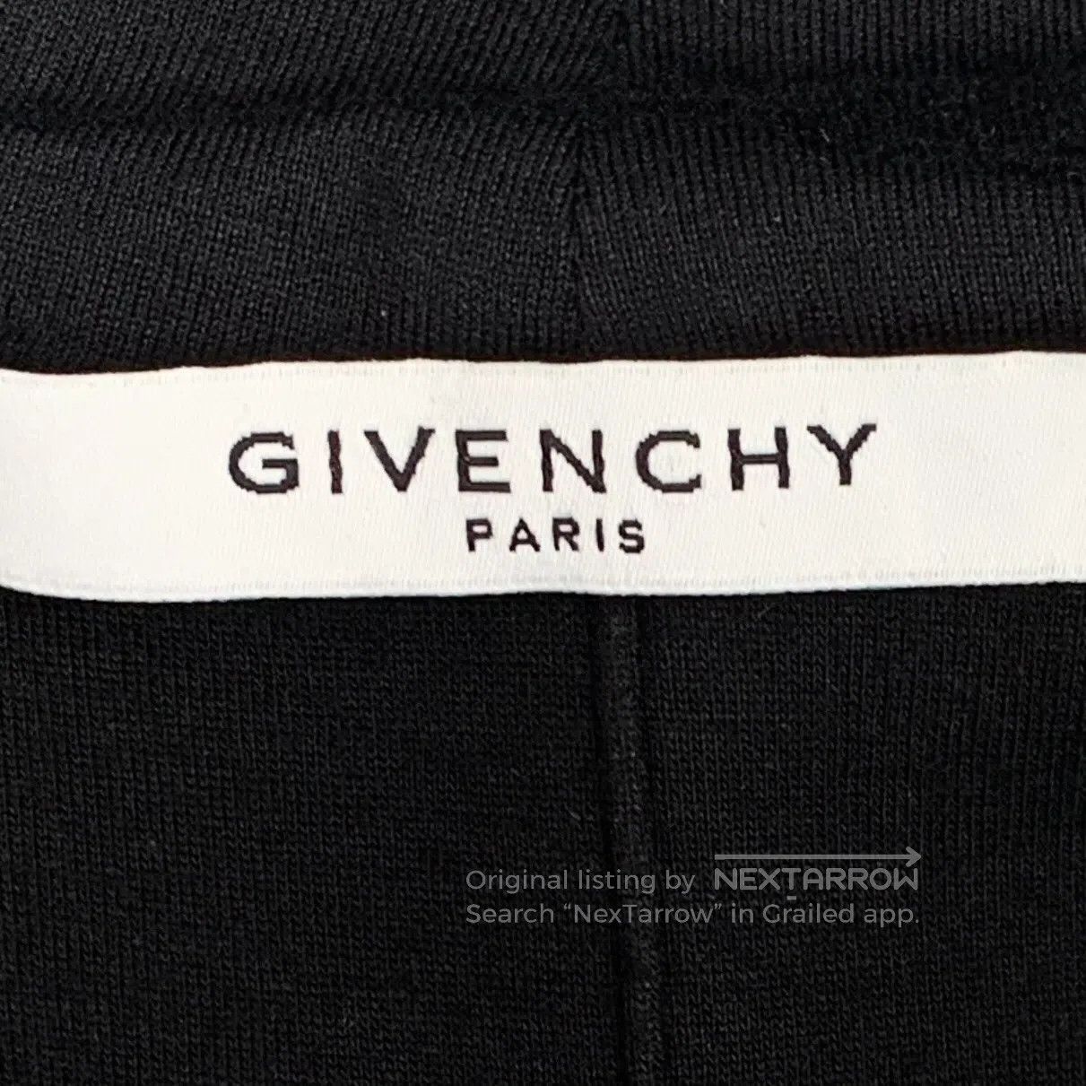 Giorgio Armani Giorgio Armani Black Logo Letter Printed Hooded Drawstring Size XXS / US 00 / IT 34 - 6 Thumbnail